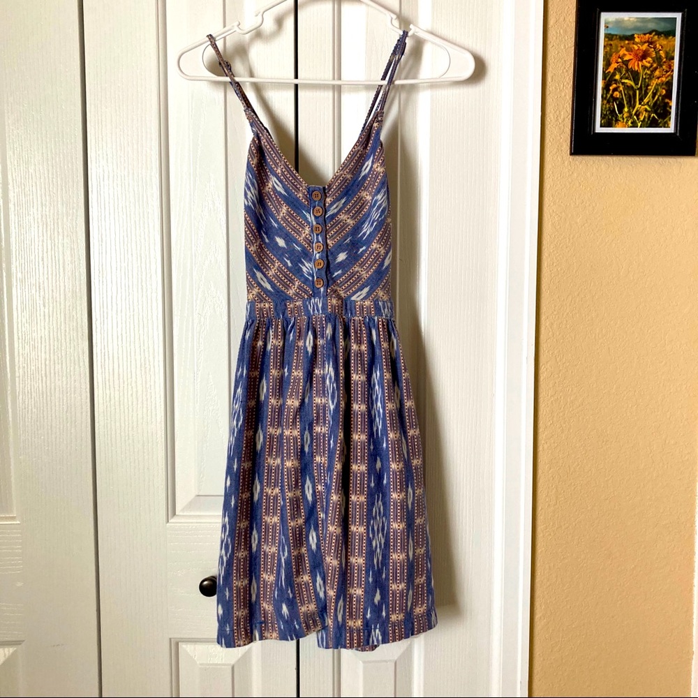 Ecoté Southwestern print 100% cotton sundress M EUC